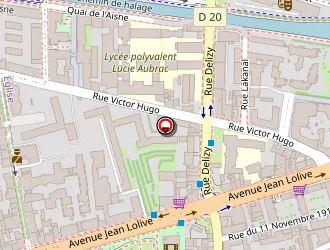 Carte de Moderato à Pantin