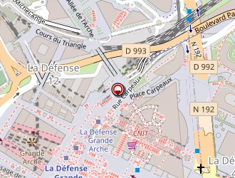 Carte de L'opticien Afflelou à Puteaux