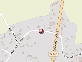 Carte de Aubert Gilbert à Chesne (le)