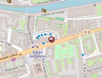 Carte de L'avenir à Pantin