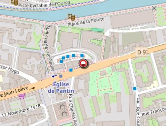 Carte de Ura à Pantin