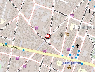 Carte de Le Monclair Hostel à Paris