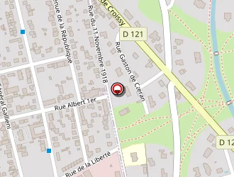 Carte de Laverie Municipale à Pecq (le)