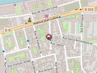 Carte de Delice Ikbar à Pantin