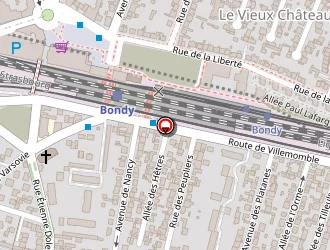 Carte de Ferbach à Bondy