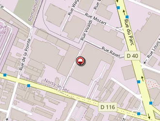 Carte de Belinox à Noisy-le-sec