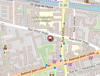 Carte de Adel à Pantin