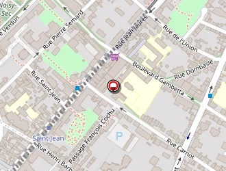 Carte de Top Coiffure à Noisy-le-sec