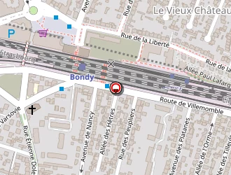 Carte de Batista Emidio à Bondy