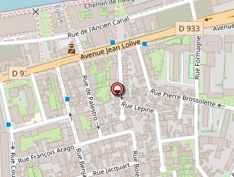 Carte de Fairplay à Pantin