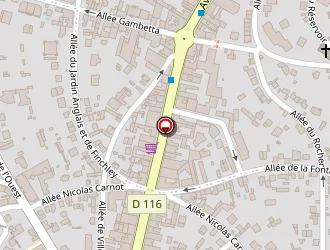 Carte de Fac à Raincy (le)