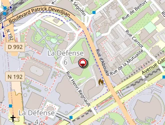 Carte de Benboujida Kamal à Courbevoie