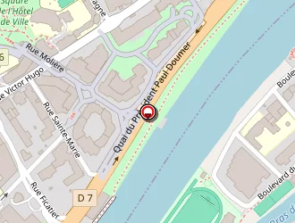 Carte de Franprix à Courbevoie