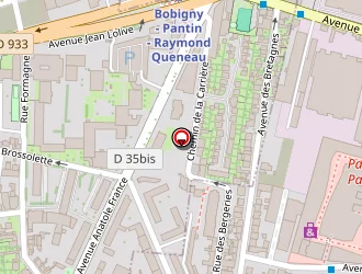 Carte de Boulein Philippe à Pantin