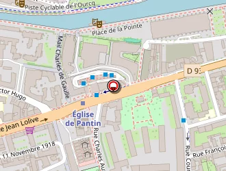 Carte de Pms à Pantin