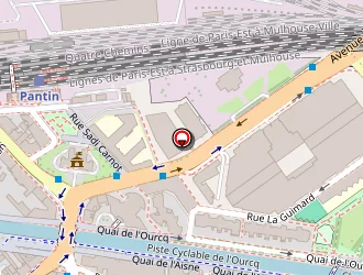 Carte de Le Refuge à Pantin