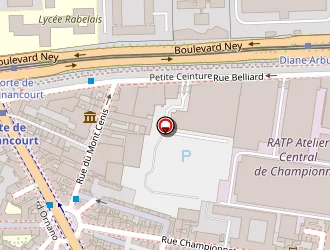 Carte de Intermarché Courtano à Paris