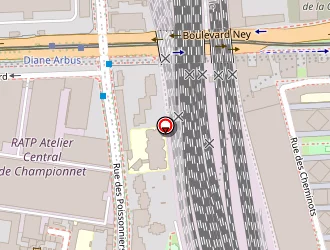 Carte de Ehpad Robert Doisneau à Paris