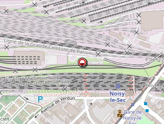 Carte de Noisycoiff à Noisy-le-sec