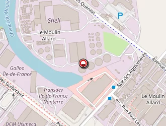 Carte de La Plateforme Du Bâtiment à Nanterre