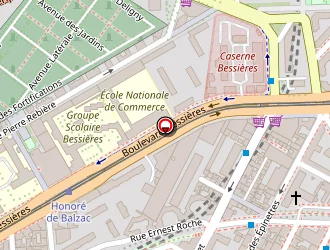 Carte de Hôtel Du Centre à Paris