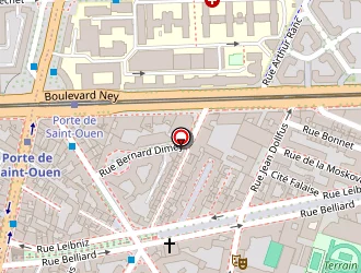 Carte de Stade Championnet à Paris