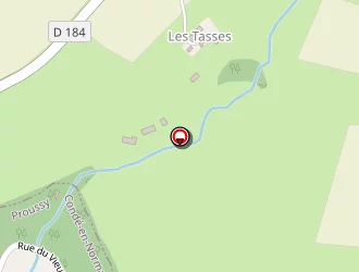 Carte de Marie Bernard à Proussy