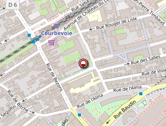 Carte de Conserveries Des Cinq Océans à Courbevoie