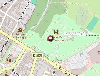 Carte de Terrain De Handball Du Centre De Loisirs à Falaise