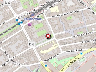 Carte de Cliris à Courbevoie