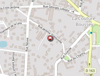 Carte de La Poste à Couture-boussey (la)