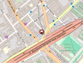 Carte de Stade Léon Biancotto à Paris