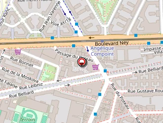 Carte de Leducq Agnes à Paris