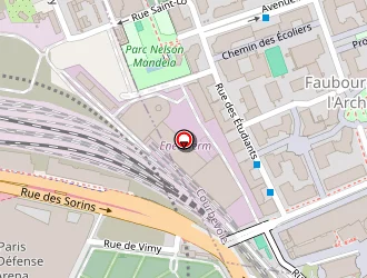 Carte de Rebillon à Nanterre