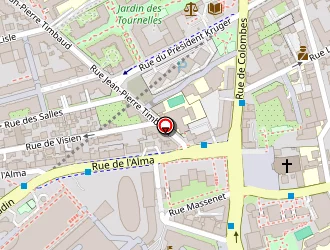 Carte de Yp-services à Courbevoie