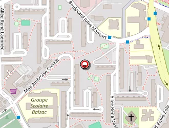 Carte de La Poste à Nanterre