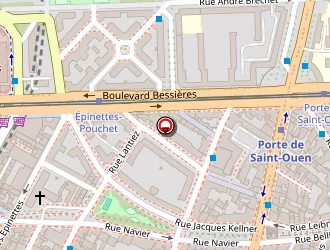 Carte de Sub Saint Ouen à Paris