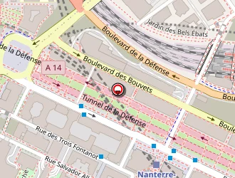 Carte de Rte Edf Transport à Nanterre