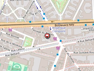 Carte de Dekra à Paris