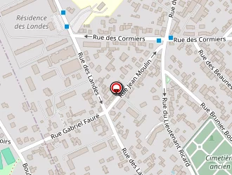 Carte de Pharmacie Des Landes à Chatou