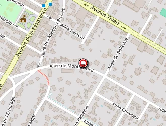 Carte de Orlam à Raincy (le)