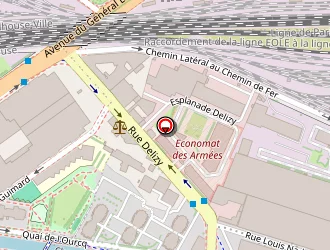 Carte de Adecco à Pantin
