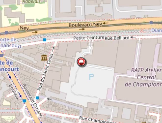 Carte de Cercles De La Forme Cercle Ornano à Paris