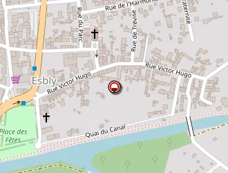 Carte de Supermarché Casino à Esbly