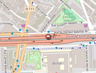 Carte de Mouassi Kamel à Paris