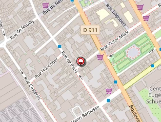 Carte de Ambulances Adex à Clichy