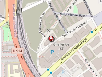 Carte de Sulzer Chemtech à Nanterre