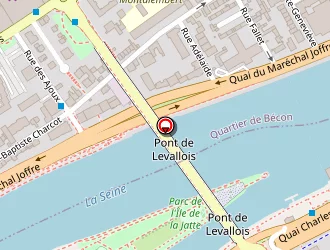 Carte de Grand Union à Levallois-perret