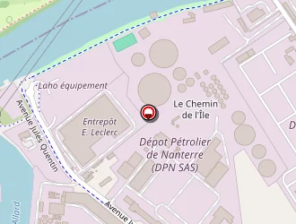 Carte de Shell (sté Des Pétroles) à Nanterre