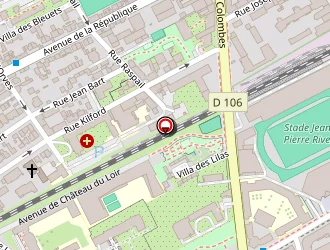 Carte de Soprane à Courbevoie